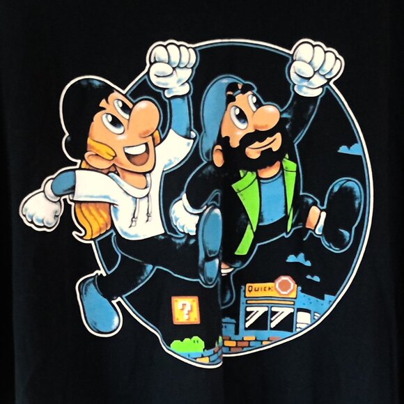 Jay and Silent Bob as Mario Characters T-Shirt - Picture 1 of 3